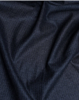Charcoal Blue Narrow Stripes