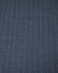 Grey Pin Stripes Weave - Super 130's Merino Wool