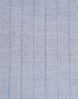 Light Grey Blue Pinstripe