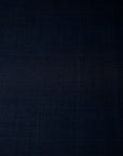 Navy Blue Checkered Weave - Super 130's Merino Wool